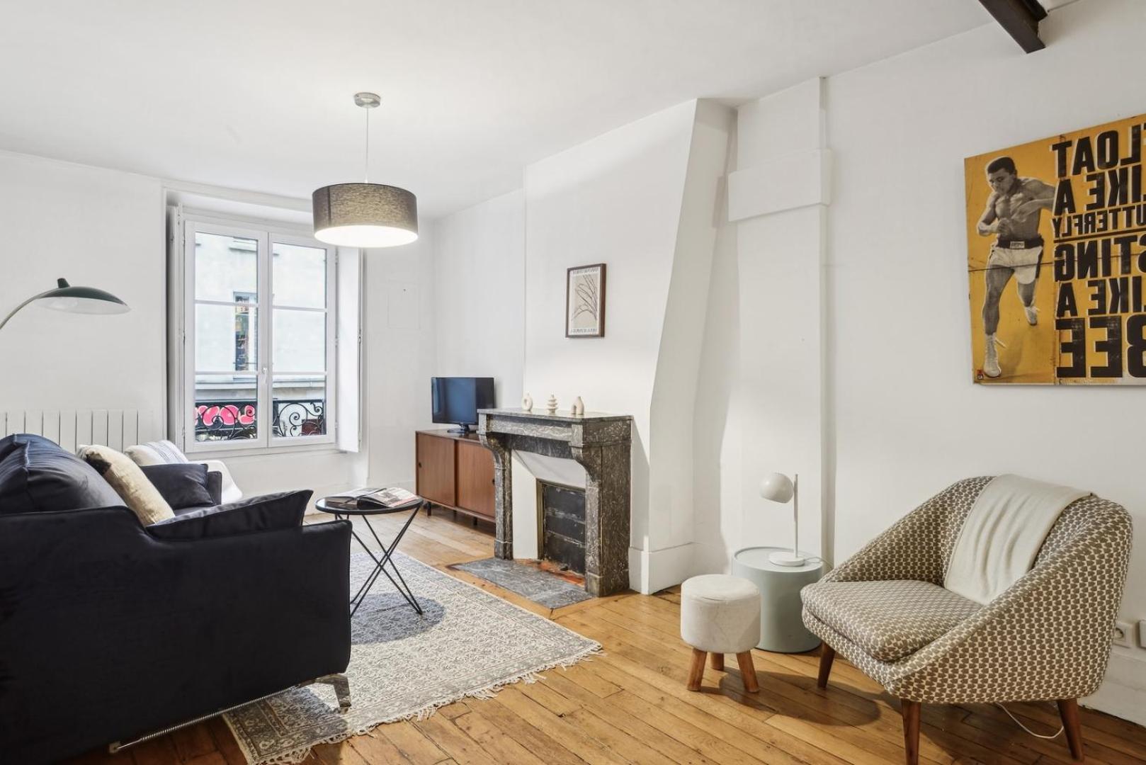Apartment Bnbnook - Cozy 1br By Louvre, Opera, & Le Marais *